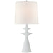 Lakmos One Light Table Lamp in Plaster White