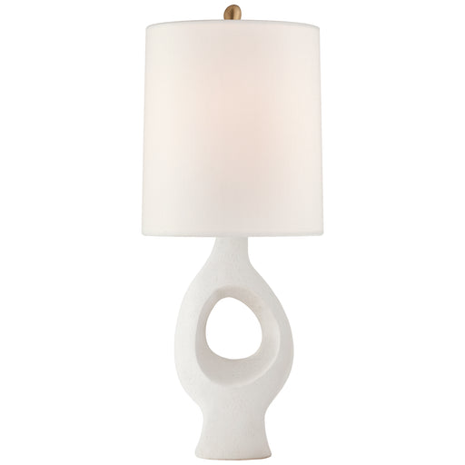 Capra One Light Table Lamp in Marion White