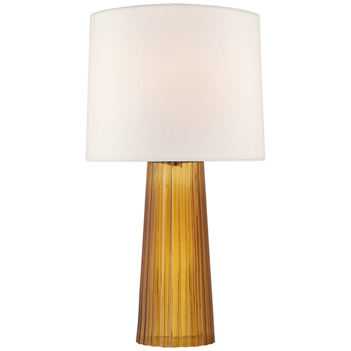 Danube One Light Table Lamp in Amber