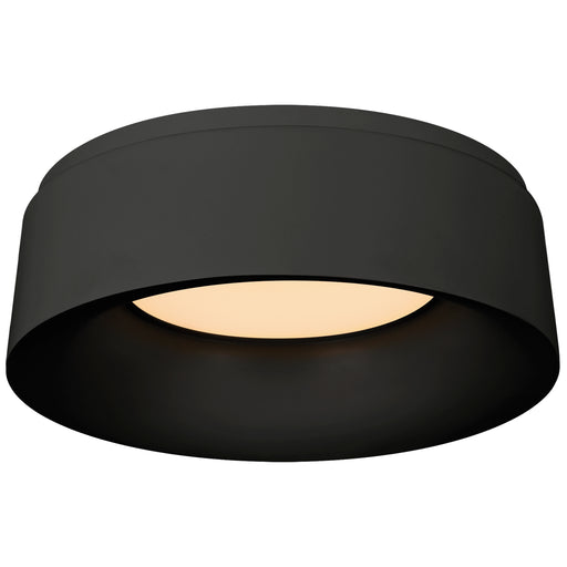 Halo LED Flush Mount in Matte Black