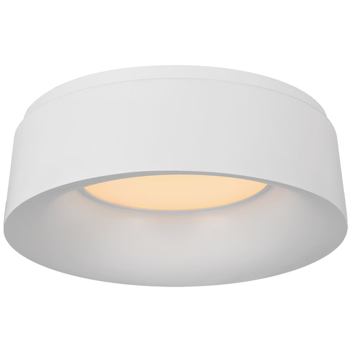 Halo LED Flush Mount in Matte White