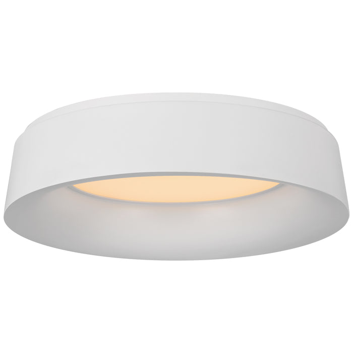 Halo LED Flush Mount in Matte White