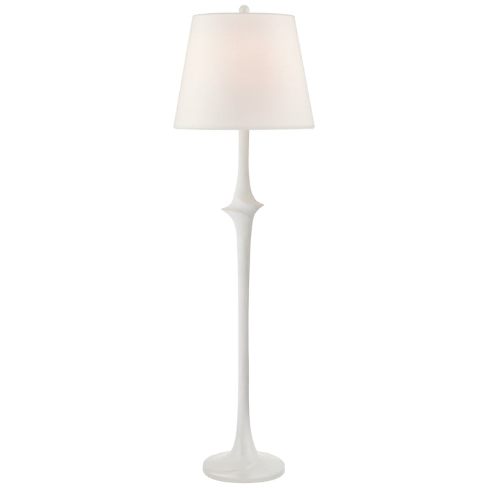 Bates One Light Floor Lamp in Matte White