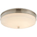 Launceton LED Flush Mount in Polished Nickel