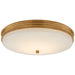 Launceton LED Flush Mount in Antique-Burnished Brass