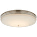 Launceton LED Flush Mount in Polished Nickel