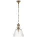 Prestwick One Light Pendant in Antique Nickel