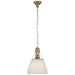 Prestwick One Light Pendant in Antique Nickel