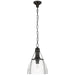 Prestwick One Light Pendant in Bronze