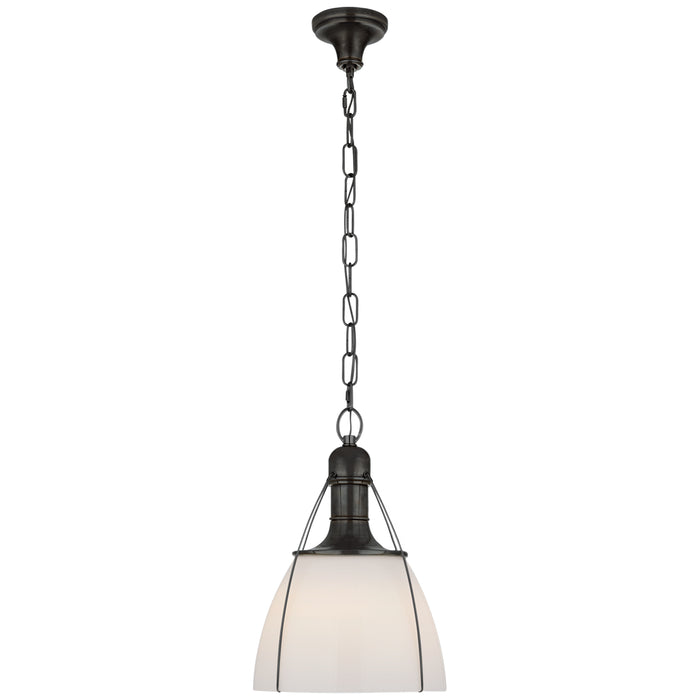 Prestwick One Light Pendant in Bronze