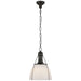 Prestwick One Light Pendant in Bronze