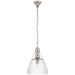 Prestwick One Light Pendant in Polished Nickel