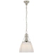 Prestwick One Light Pendant in Polished Nickel