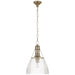 Prestwick One Light Pendant in Antique Nickel