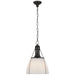 Prestwick One Light Pendant in Bronze