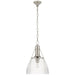 Prestwick One Light Pendant in Polished Nickel