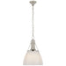 Prestwick One Light Pendant in Polished Nickel