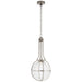 Gracie LED Pendant in Antique Nickel