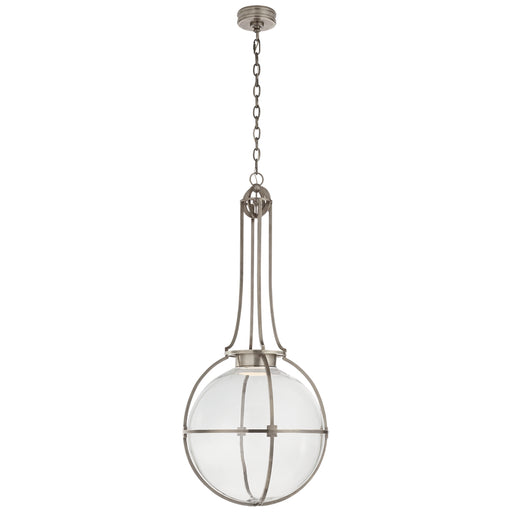 Gracie LED Pendant in Antique Nickel