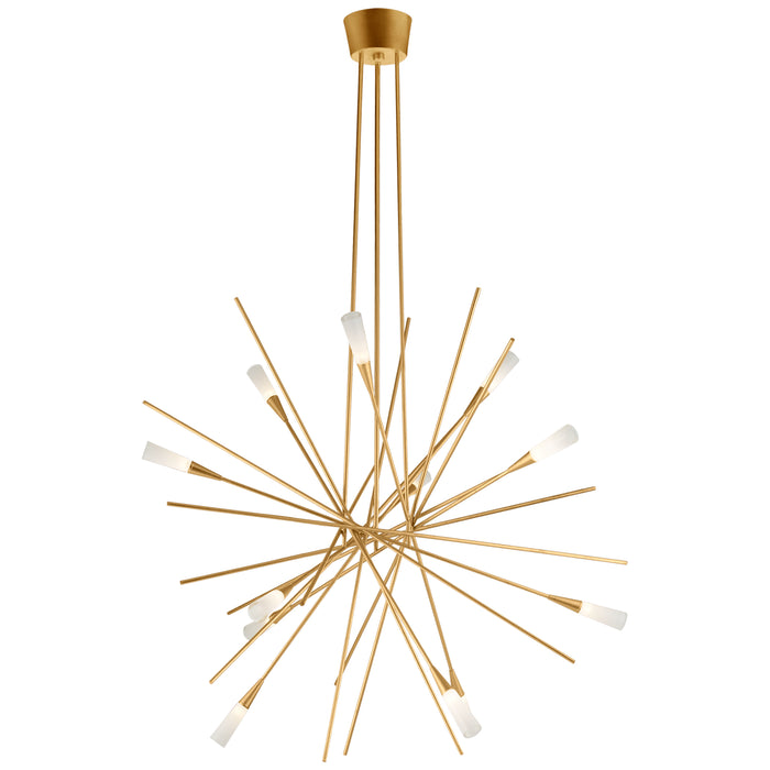 Stellar LED Chandelier in Gild