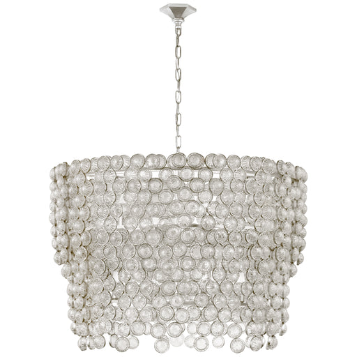 Milazzo 12 Light Chandelier in Burnished Silver Leaf