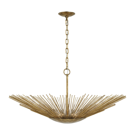 AP1084ADB - Helios 4-Light Pendant in Antique Gild by Visual Comfort Studio