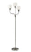 Phillip Three Light Floor Lamp in Brushed Steel