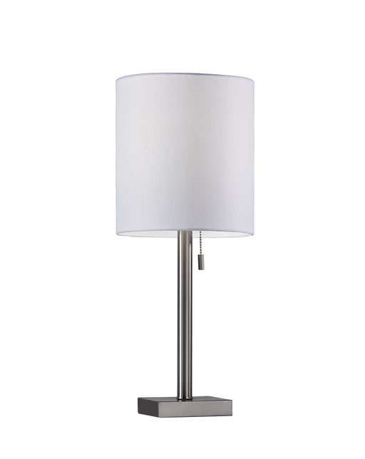 Liam Table Lamp in Brushed Steel