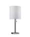 Liam Table Lamp in Brushed Steel