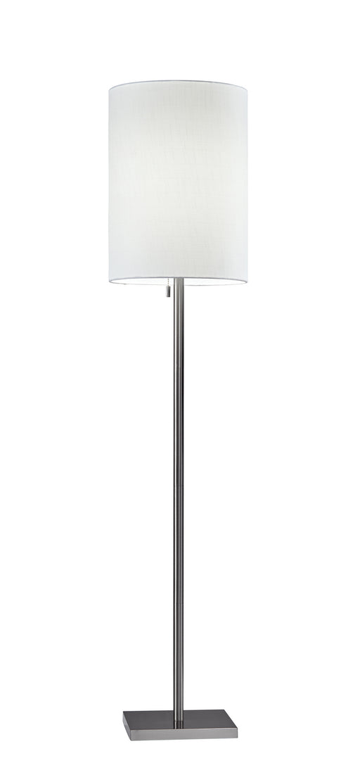 Liam Floor Lamp in Brushed Steel