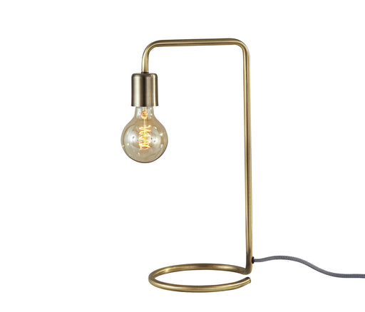 Morgan Desk Lamp in Antique Brass