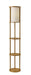 Stewart Floor Lamp in Natural Wood Veneer