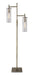 Dalton Two Light Floor Lamp in Antique Brass