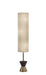 Carmen Three Light Floor Lamp in Antique Brass