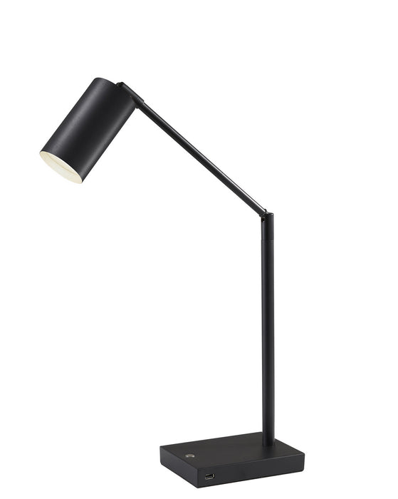 Colby LED Desk Lamp in Black Painted