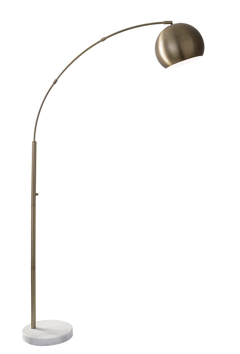 Astoria Arc Lamp in White Marble