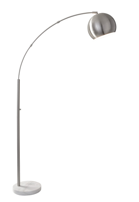 Astoria Arc Lamp in White Marble