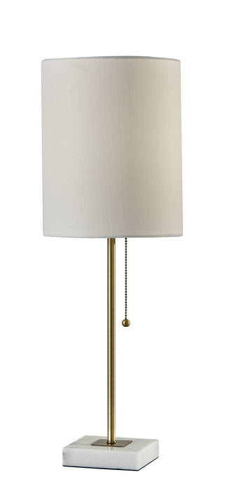 Fiona Table Lamp in White Marble