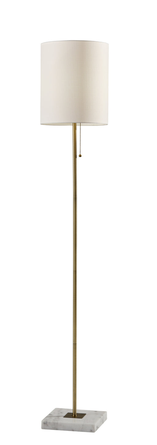 Fiona Floor Lamp in White Marble