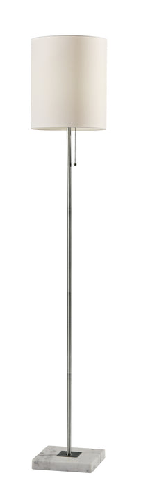 Fiona Floor Lamp in White Marble