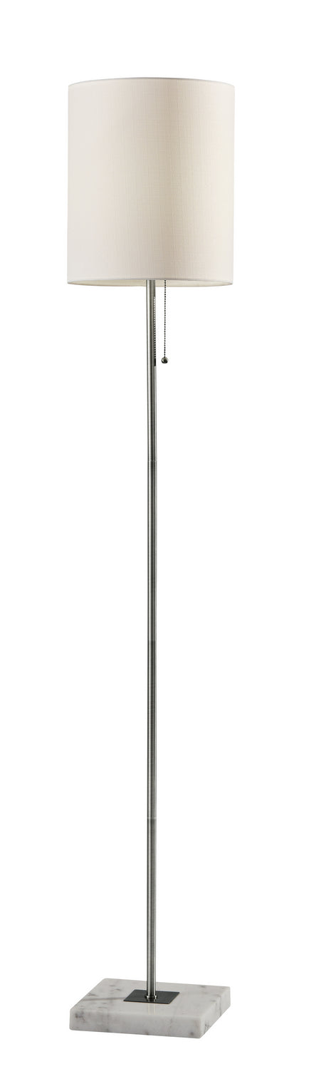 Fiona Floor Lamp in White Marble