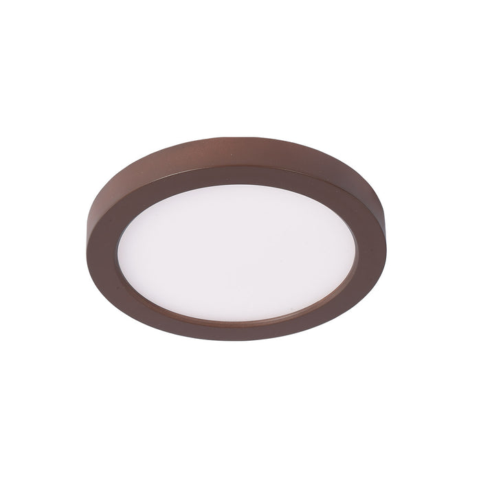 FM-05RN-930-BZ - Round LED Flush Mount in Bronze by W.A.C. Lighting