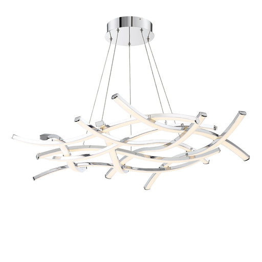 PD-60944-CH - Divergence LED Chandelier in Chrome by W.A.C. Lighting