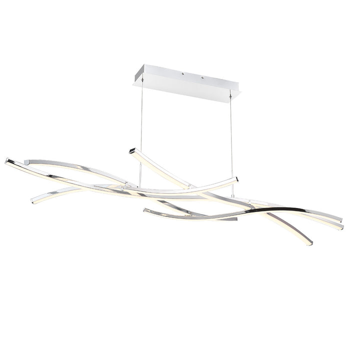 PD-60964-CH - Divergence LED Chandelier in Chrome by W.A.C. Lighting