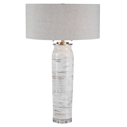 28275 - Lenta 2-Light Table Lamp in Brushed Nickel by Uttermost