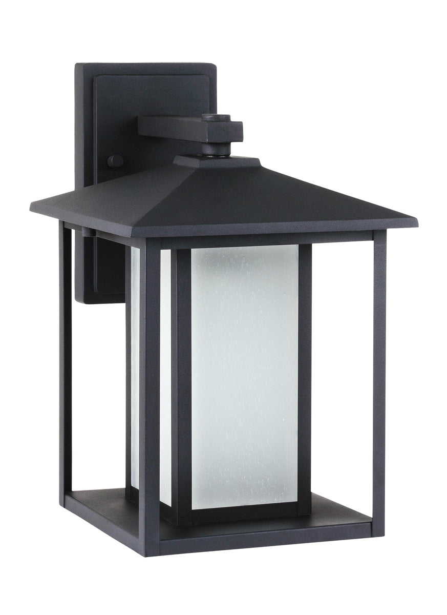 Hunnington - One Light Outdoor Wall Lantern in Black - Lamps Expo