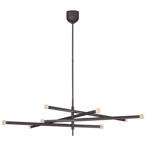 KW 5589BZ-ECG - Rousseau LED Chandelier in Bronze by Visual Comfort Signature