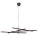 KW 5589BZ-ECG - Rousseau LED Chandelier in Bronze by Visual Comfort Signature