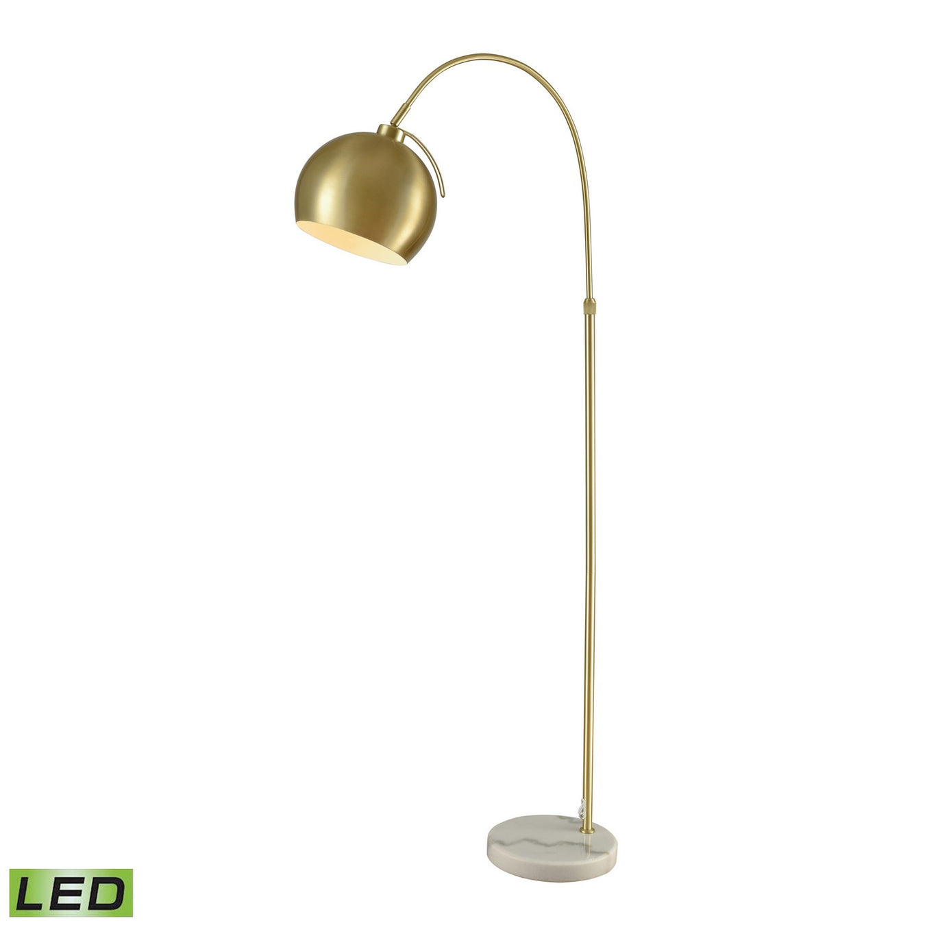 D3363-LED - Kopernikus LED Floor Lamp in Aged Brass by ELK Home