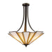 08003-AB - 3-Light Pendant in Antique Bronze by ELK Home